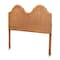 Baxton Studio Tobin Vintage Classic and Traditional Ash Walnut Finished Wood King Size Arched Headboard 181-11126-Zoro - alternate 1